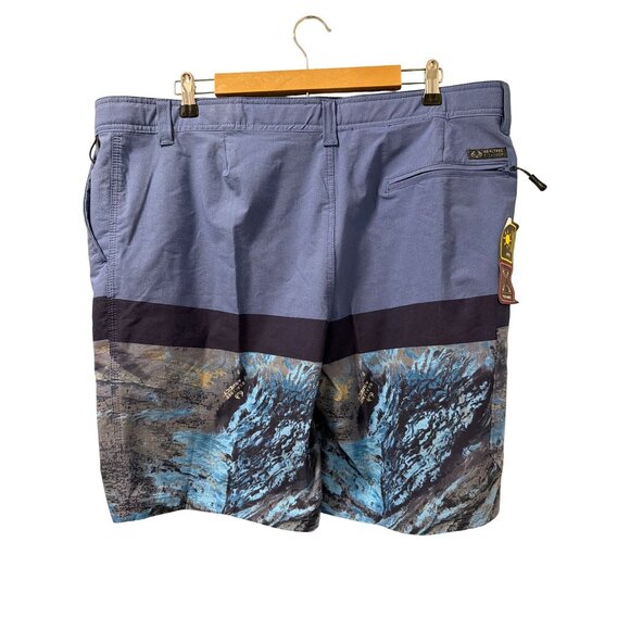 Realtree Aspect Mens Fishing Shorts Sz XL Blue/Gray Camo shorts. NWT - Picture 7 of 11